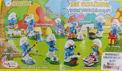 Geburtstagsschlumpf - Sonderfigur zur Serie 2008/2009