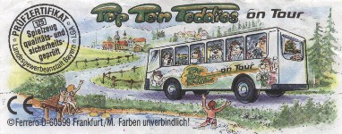 Top Ten Teddies on Tour  1995/1996