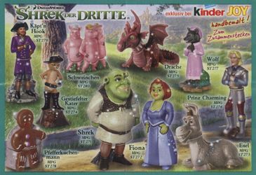 Shrek der Dritte - Serie 2007 aus Kinder Joy