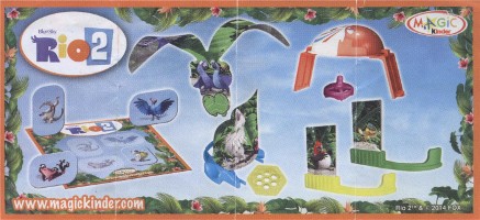 Rio 2 - Zubeh�r zur Serie aus dem Kinder Joy 2014