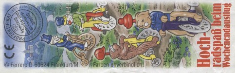 Hochradspa� beim Wochenendausflug  2000/2001