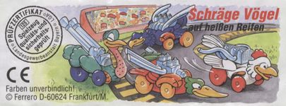 Schr�ge V�gel auf hei�en Reifen  2000/2001