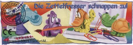 Die Zettelfresser schnappen zu!  2003/2004