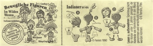 Bewegliche Figuren im Wilden Westen  1990/1991