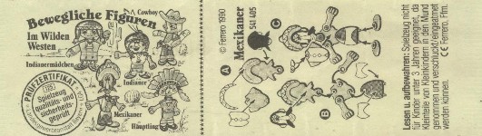 Bewegliche Figuren im Wilden Westen  1990/1991