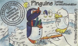 Pinguine Lustige Farbstiftbehlter  1992/1993