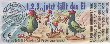 1,2,3..jett f�llt das Ei  1996/1997