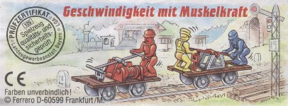 Geschwindigkeit mit Muskelkraft  1998/1999