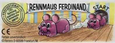 Rennmaus Ferdinand  1998/1999