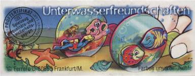 Unterwasserfreundschaften  1998/1999