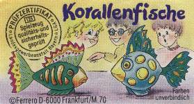 Korallenfische  1993/1994