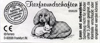 Tierfreundschaften  1996/1997