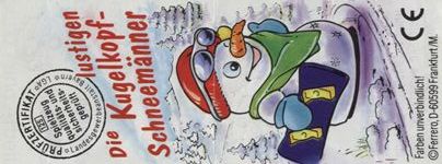 Die lustigen Kugelkopf-Schneem�nner  Weihnachten 1999